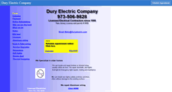 Desktop Screenshot of duryelectric.com